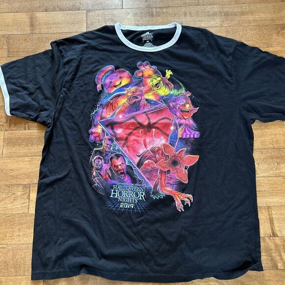 Universal Studios Halloween Horror Nights 3x  2019 Monsters Ghostbusters Shirt - Picture 1 of 8